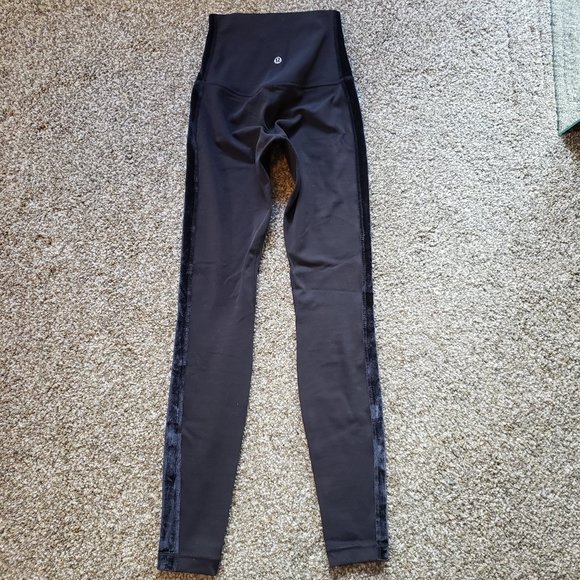 Lululemon Align Pant *Velvet Side Stripe 28" - Black - Size 2 - Picture 3 of 16